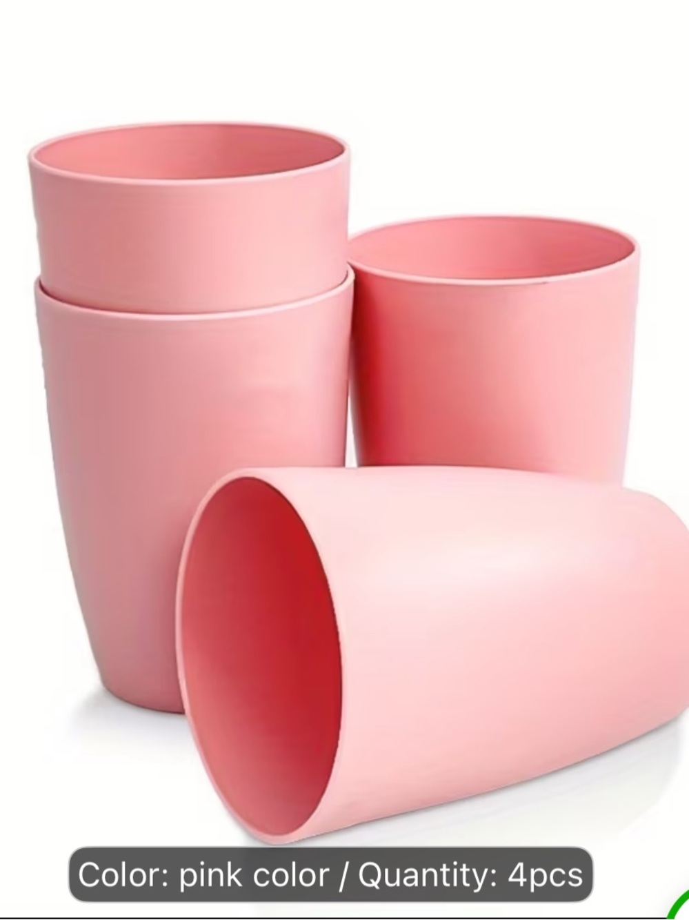 Pink Plastic Cups